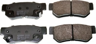 Denckermann B111192 - Brake Pad Set, disc brake www.autospares.lv