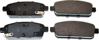 Denckermann B111153 - Brake Pad Set, disc brake www.autospares.lv