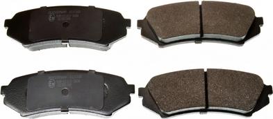 Denckermann B111160 - Brake Pad Set, disc brake www.autospares.lv