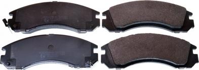 Denckermann B111161 - Brake Pad Set, disc brake www.autospares.lv