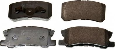 Denckermann B111163 - Brake Pad Set, disc brake www.autospares.lv