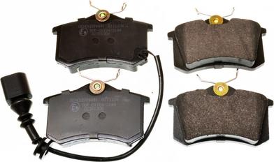 Denckermann B111104 - Brake Pad Set, disc brake www.autospares.lv