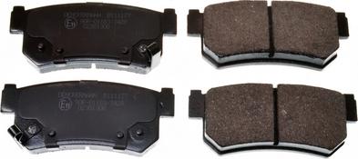 Denckermann B111177 - Brake Pad Set, disc brake www.autospares.lv