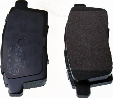 Denckermann B111345 - Brake Pad Set, disc brake www.autospares.lv