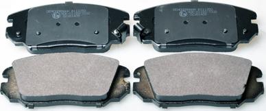 Denckermann B111250 - Brake Pad Set, disc brake www.autospares.lv