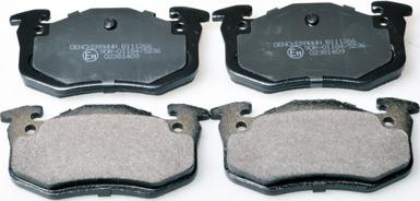 Denckermann B111266 - Brake Pad Set, disc brake www.autospares.lv