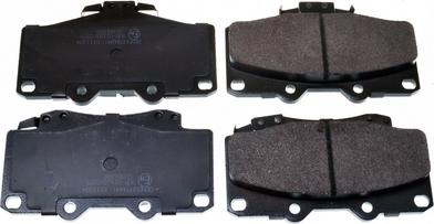 Denckermann B111204 - Brake Pad Set, disc brake www.autospares.lv