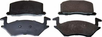 Denckermann B111206 - Brake Pad Set, disc brake www.autospares.lv