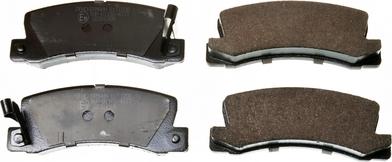 Denckermann B111208 - Brake Pad Set, disc brake www.autospares.lv