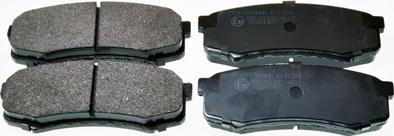 Denckermann B111216 - Brake Pad Set, disc brake www.autospares.lv