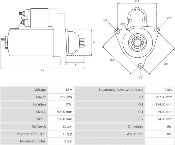 Denso 1280004110 - Starter www.autospares.lv