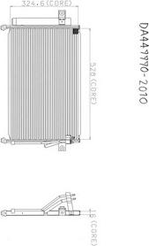 Denso A477-A317 - Kondensators, Gaisa kond. sistēma www.autospares.lv