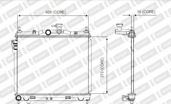 Denso A221-A350 - Radiators, Motora dzesēšanas sistēma www.autospares.lv