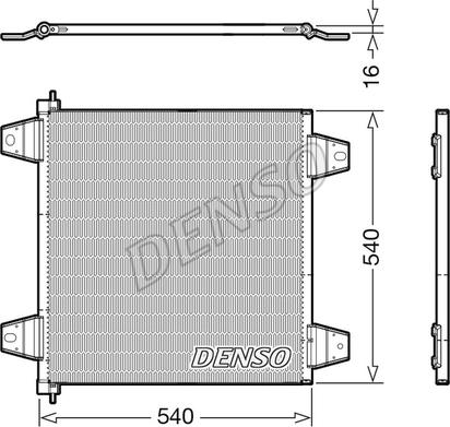 Denso DCN99065 - Kondensators, Gaisa kond. sistēma www.autospares.lv