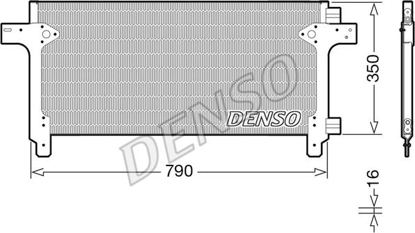 Denso DCN99063 - Kondensators, Gaisa kond. sistēma www.autospares.lv