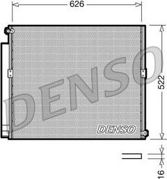 Denso DCN50021 - Kondensators, Gaisa kond. sistēma www.autospares.lv