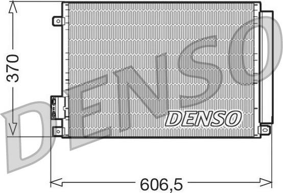 Denso DCN09045 - Kondensators, Gaisa kond. sistēma www.autospares.lv