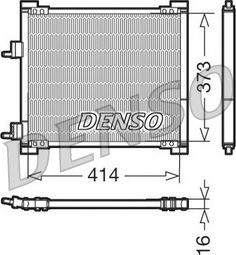 Denso DCN10015 - Kondensators, Gaisa kond. sistēma www.autospares.lv