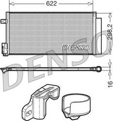 Denso DCN13110 - Kondensators, Gaisa kond. sistēma www.autospares.lv