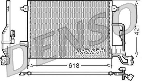 Denso DCN32018 - Kondensators, Gaisa kond. sistēma www.autospares.lv