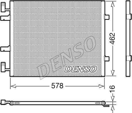 Denso DCN20041 - Kondensators, Gaisa kond. sistēma www.autospares.lv