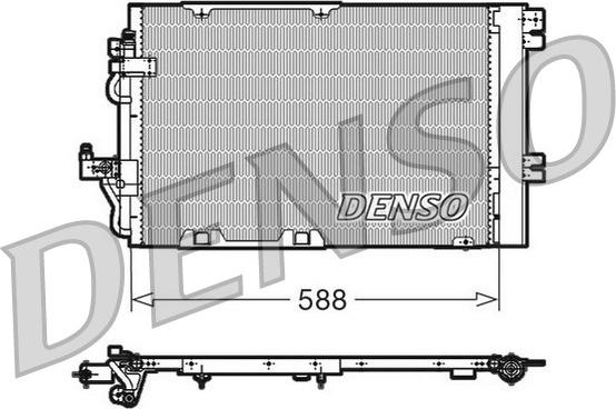 Denso DCN20011 - Kondensators, Gaisa kond. sistēma www.autospares.lv