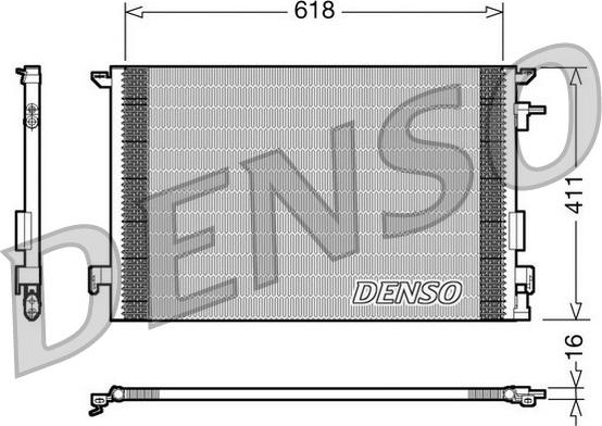 Denso DCN20031 - Kondensators, Gaisa kond. sistēma www.autospares.lv