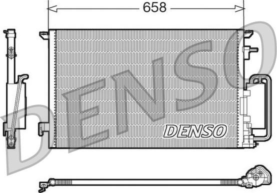 Denso DCN20032 - Kondensators, Gaisa kond. sistēma www.autospares.lv