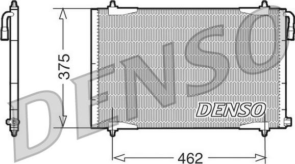 Denso DCN21006 - Kondensators, Gaisa kond. sistēma www.autospares.lv