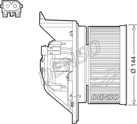 Denso DEA05005 - Salona ventilators www.autospares.lv