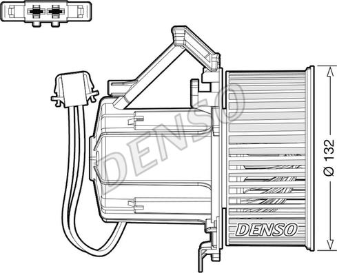 Denso DEA02009 - Salona ventilators www.autospares.lv