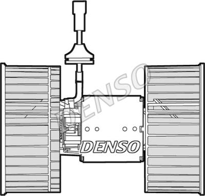 Denso DEA12001 - Salona ventilators www.autospares.lv