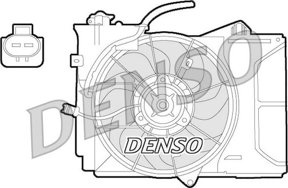 Denso DER50001 - Ventilators, Motora dzesēšanas sistēma www.autospares.lv