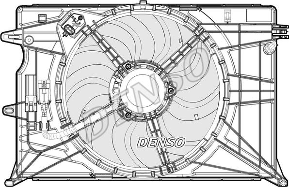 Denso DER09074 - Ventilators, Motora dzesēšanas sistēma www.autospares.lv