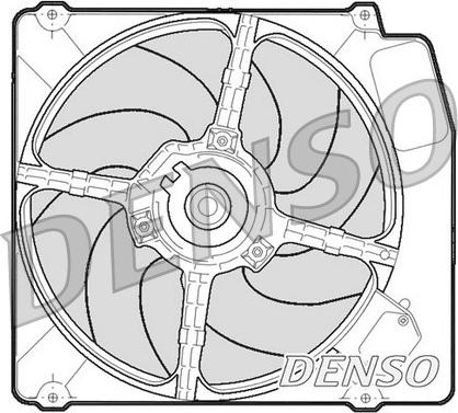 Denso DER01203 - Ventilators, Motora dzesēšanas sistēma www.autospares.lv