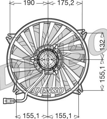 Denso DER07005 - Ventilators, Motora dzesēšanas sistēma www.autospares.lv