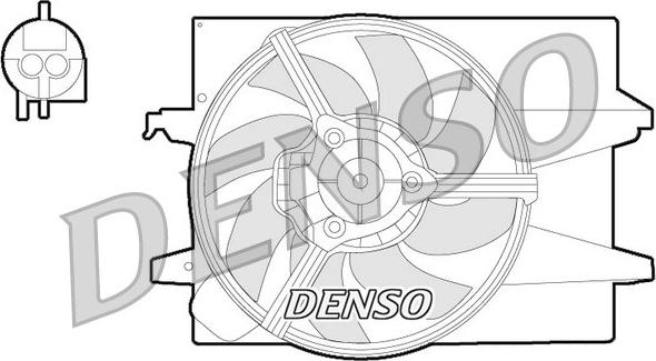 Denso DER10004 - Ventilators, Motora dzesēšanas sistēma www.autospares.lv