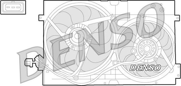 Denso DER32010 - Ventilators, Motora dzesēšanas sistēma www.autospares.lv