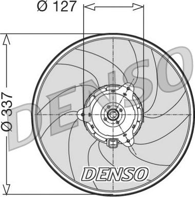 Denso DER21004 - Ventilators, Motora dzesēšanas sistēma www.autospares.lv