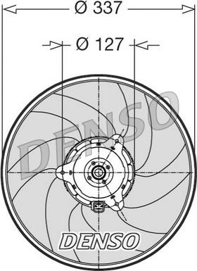 Denso DER21002 - Ventilators, Motora dzesēšanas sistēma www.autospares.lv