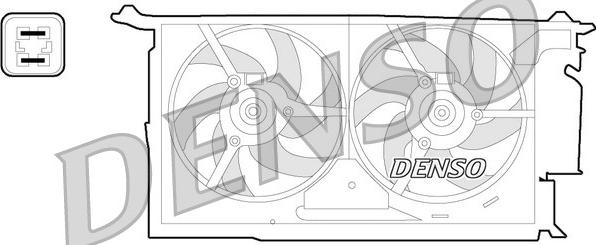 Denso DER21018 - Ventilators, Motora dzesēšanas sistēma www.autospares.lv