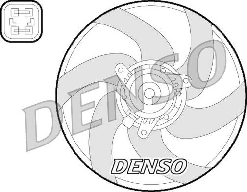 Denso DER21022 - Ventilators, Motora dzesēšanas sistēma www.autospares.lv