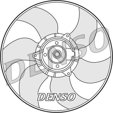 Denso DER23001 - Ventilators, Motora dzesēšanas sistēma www.autospares.lv