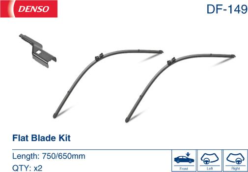 Denso DF-149 - Wiper Blade www.autospares.lv