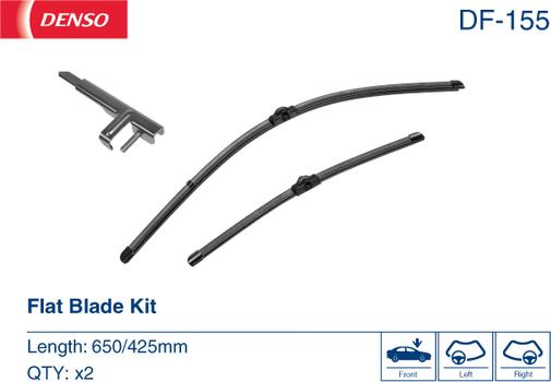 Denso DF-155 - Wiper Blade www.autospares.lv