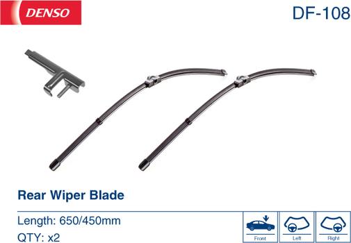 Denso DF-108 - Wiper Blade www.autospares.lv