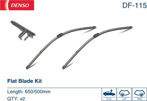 Denso DF-115 - Щетка стеклоочистителя www.autospares.lv