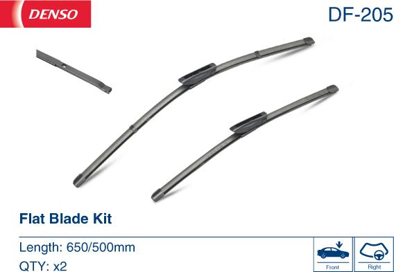 Denso DF-205 - Wiper Blade www.autospares.lv