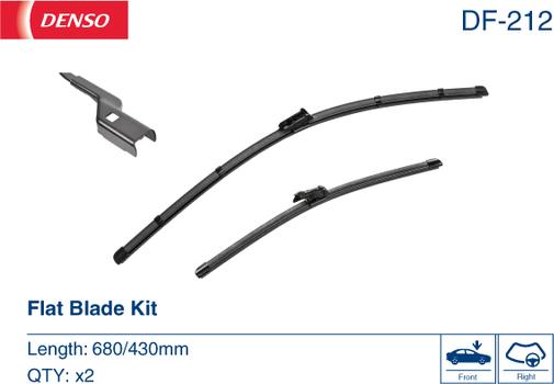 Denso DF-212 - Wiper Blade www.autospares.lv