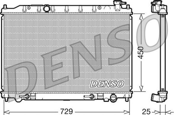 Denso DRM46029 - Radiators, Motora dzesēšanas sistēma www.autospares.lv